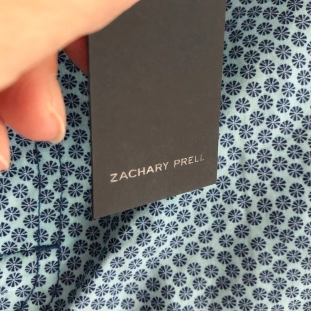 Zachery Prell Crane Light Blue Swim Trunks NWT Size 36